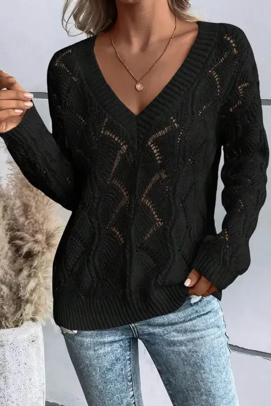 Airy Charm Drop Sweater