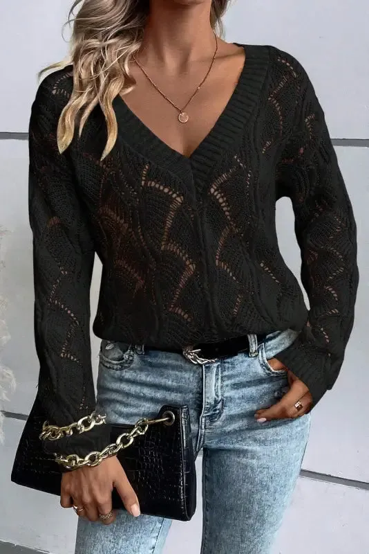 Airy Charm Drop Sweater