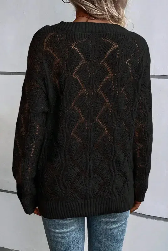 Airy Charm Drop Sweater