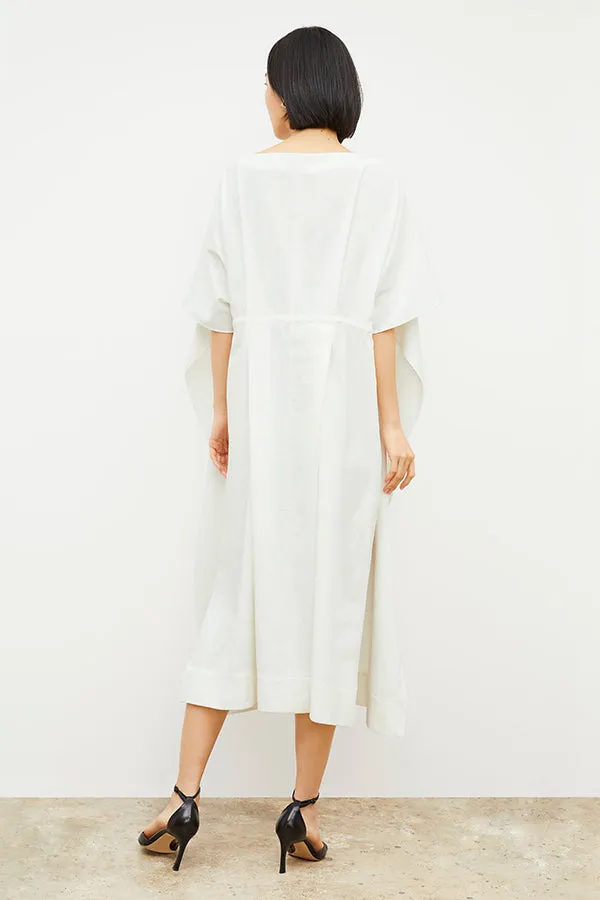 Freedlund Caftan - Double-Faced Linen :: Ivory