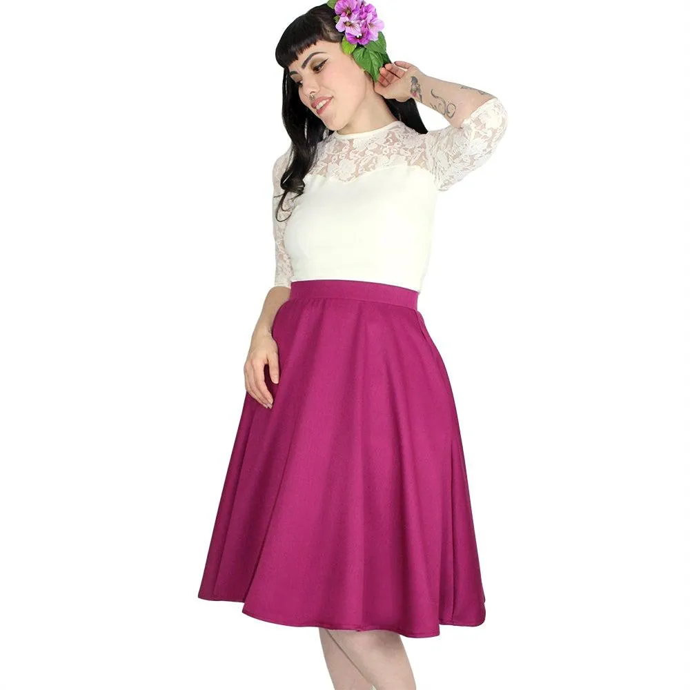 Hemet Lace Top in White