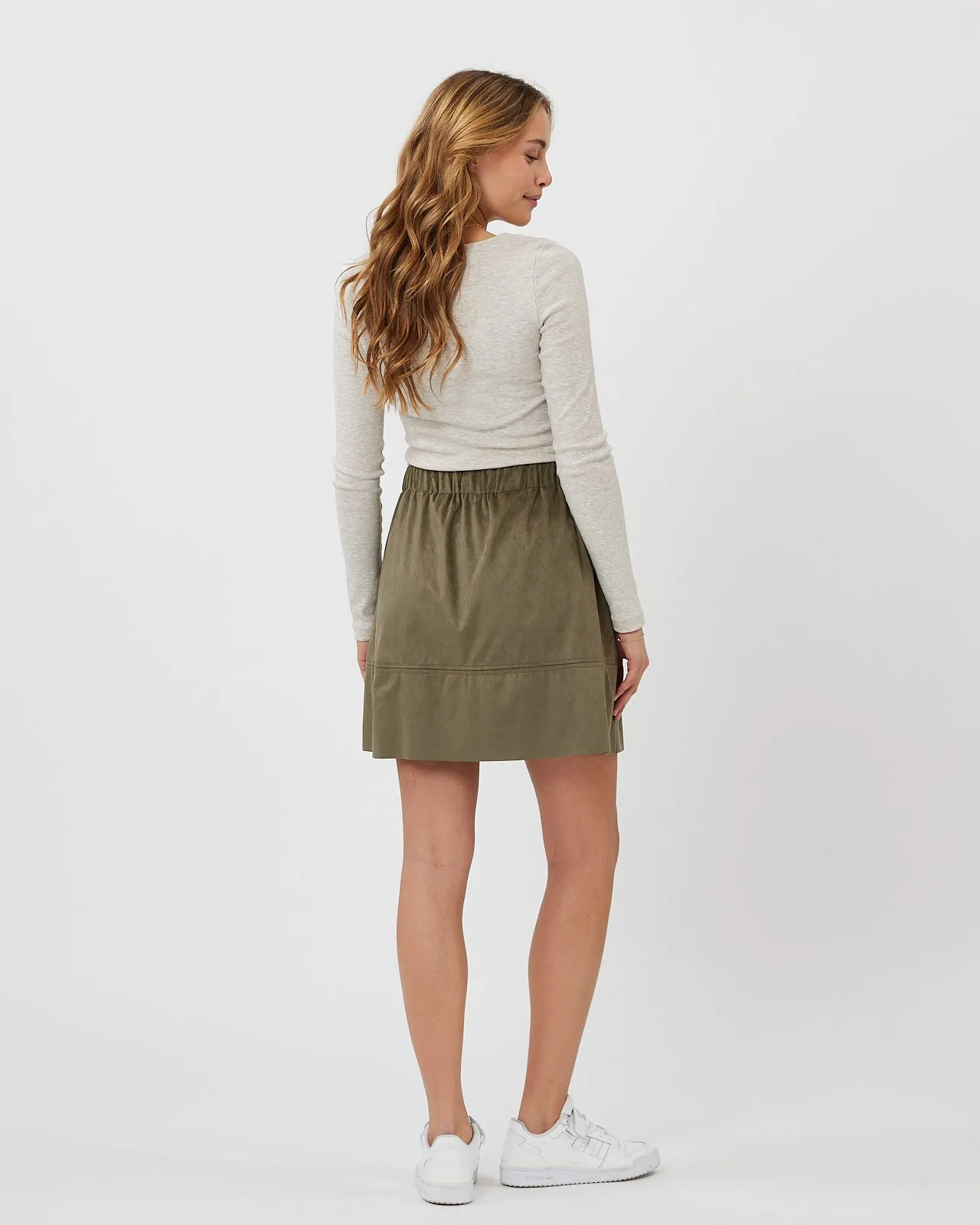 Kia 0032 Skirt - Dusty Olive