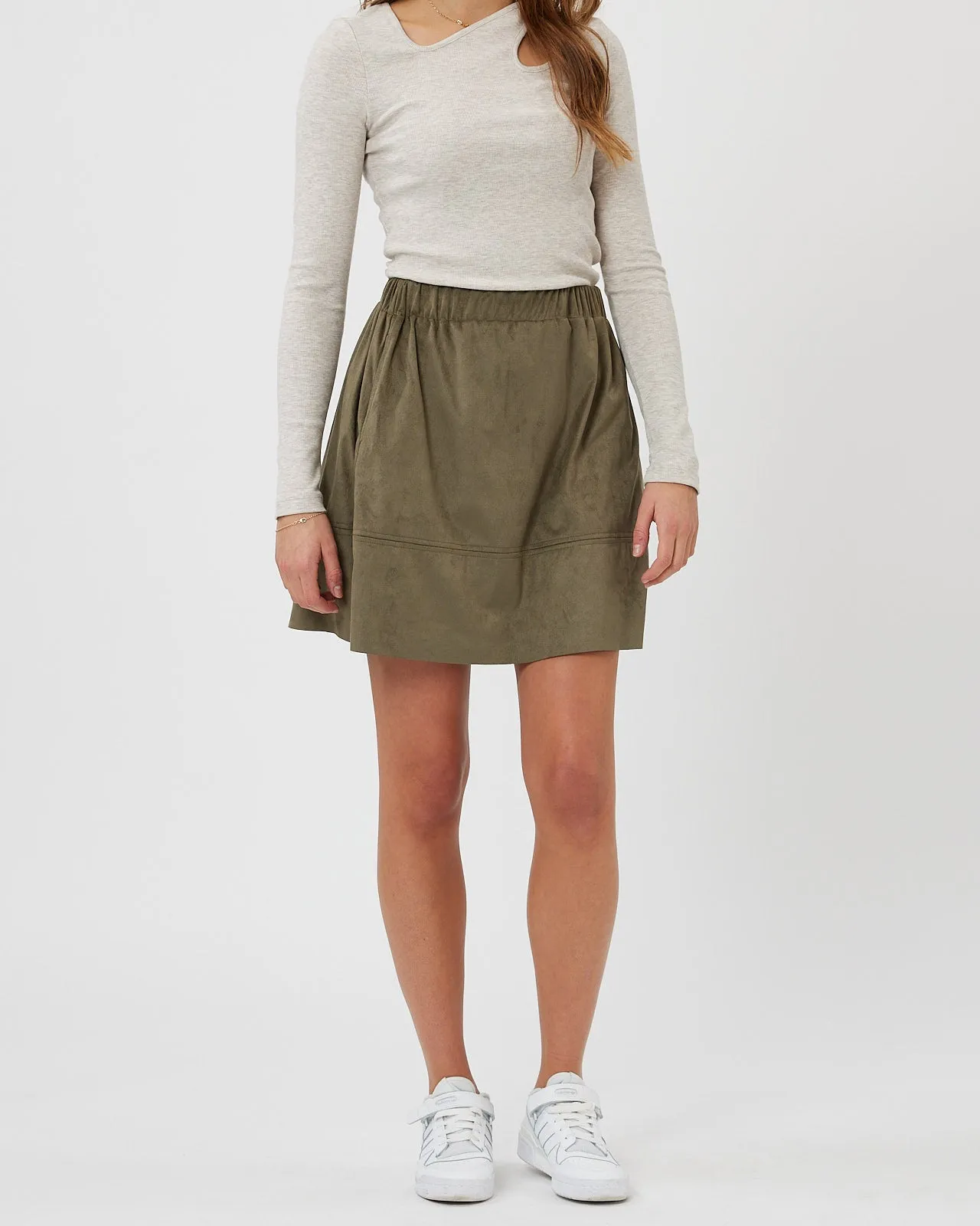 Kia 0032 Skirt - Dusty Olive